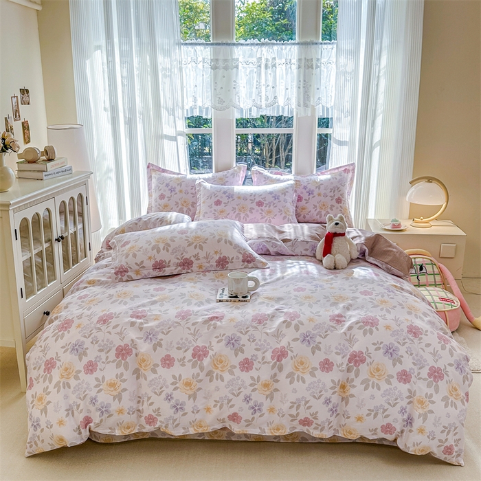 91家纺网 家纺一手货源 找家纺 （总）帛织澜家纺 2026新款A类新疆全棉纯棉12868单品印花四件套（预留缩水，提供质检报告）