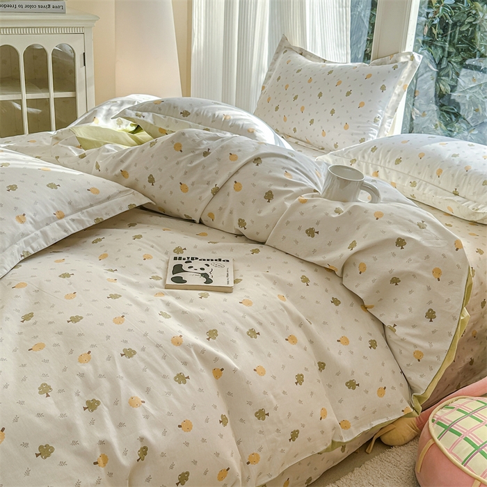 91家纺网 家纺一手货源 找家纺 帛织澜家纺 2026新款A类新疆全棉纯棉12868单品印花四件套（预留缩水，提供质检报告） 树拾光