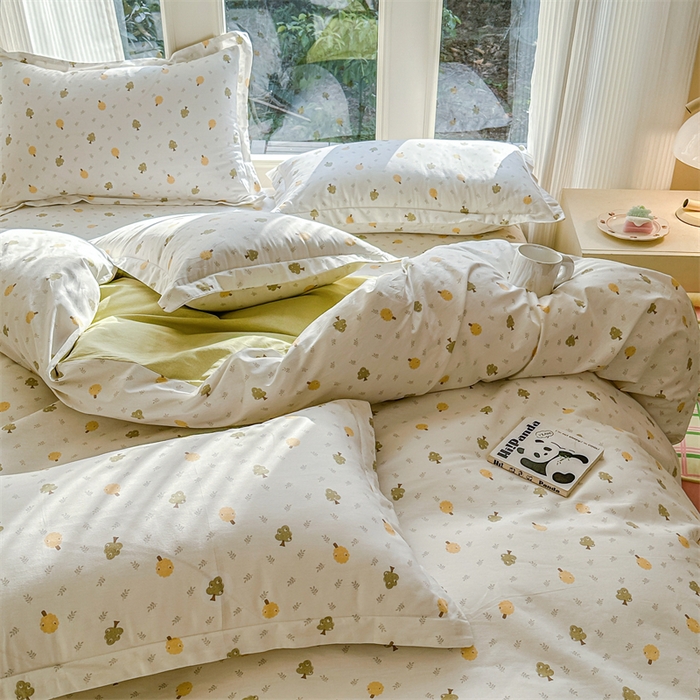 91家纺网 家纺一手货源 找家纺 帛织澜家纺 2026新款A类新疆全棉纯棉12868单品印花四件套（预留缩水，提供质检报告） 树拾光