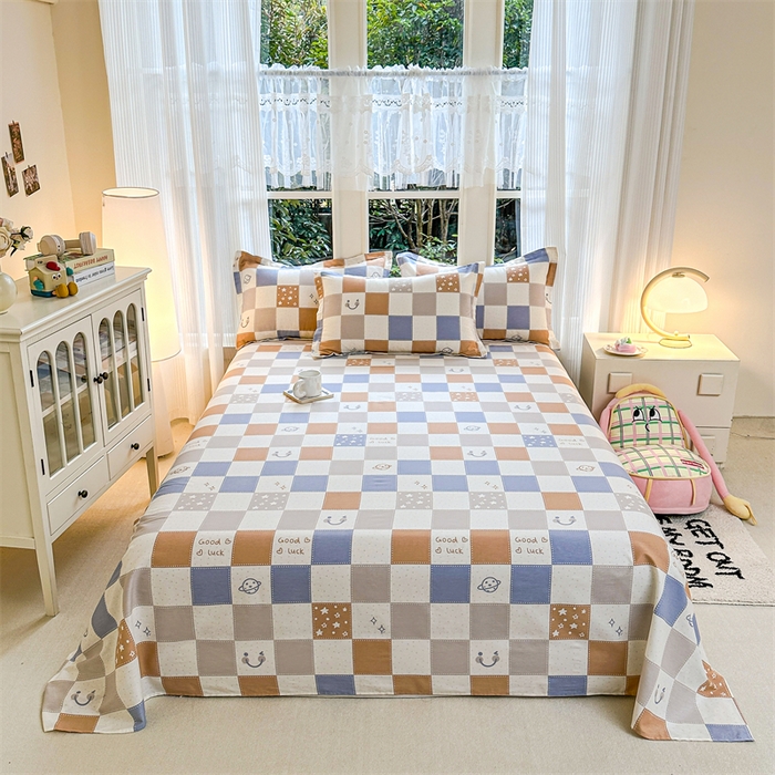 91家纺网 家纺一手货源 找家纺 帛织澜家纺 2026新款A类新疆全棉纯棉12868单品印花四件套（预留缩水，提供质检报告） 流浪星球