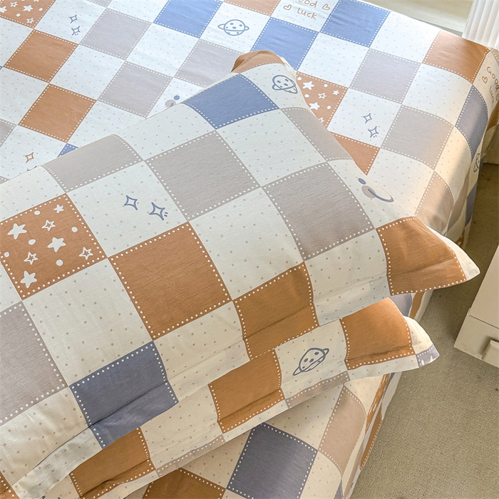 91家纺网 家纺一手货源 找家纺 帛织澜家纺 2026新款A类新疆全棉纯棉12868单品印花四件套（预留缩水，提供质检报告） 流浪星球