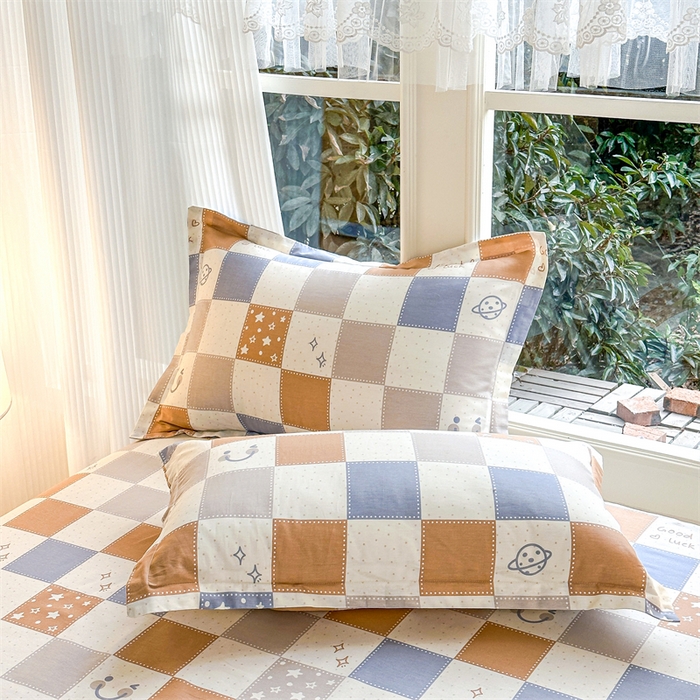 91家纺网 家纺一手货源 找家纺 帛织澜家纺 2026新款A类新疆全棉纯棉12868单品印花四件套（预留缩水，提供质检报告） 流浪星球