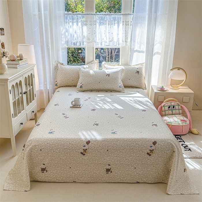 91家纺网 家纺一手货源 找家纺 帛织澜家纺 2026新款A类新疆全棉纯棉12868单品印花四件套（预留缩水，提供质检报告） 碎花学院