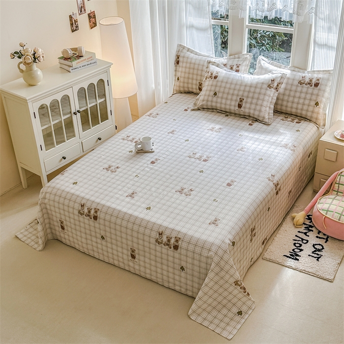 91家纺网 家纺一手货源 找家纺 帛织澜家纺 2026新款A类新疆全棉纯棉12868单品印花四件套（预留缩水，提供质检报告） 欢乐伙伴