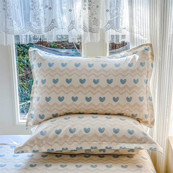 91家纺网 家纺一手货源 找家纺 帛织澜家纺 2026新款A类新疆全棉纯棉12868单品印花四件套（预留缩水，提供质检报告） 心动旋律