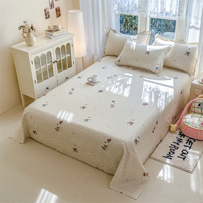 91家纺网 家纺一手货源 找家纺 帛织澜家纺 2026新款A类新疆全棉纯棉12868单品印花四件套（预留缩水，提供质检报告） 碎花学院