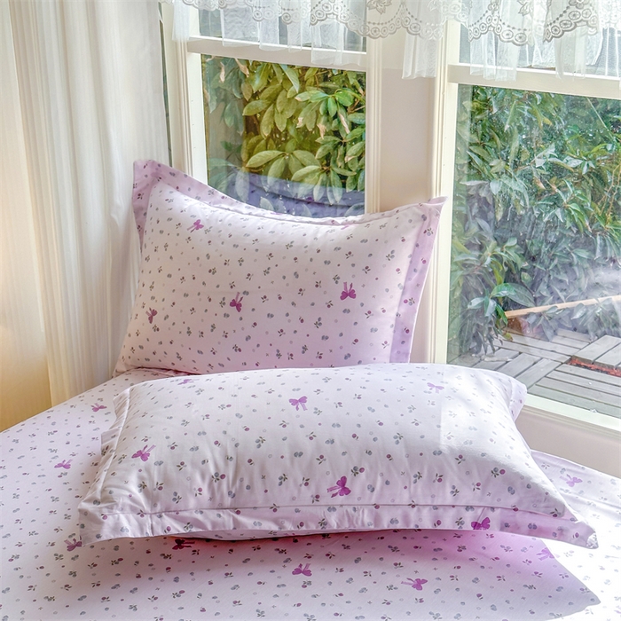 91家纺网 家纺一手货源 找家纺 帛织澜家纺 2026新款A类新疆全棉纯棉12868单品印花四件套（预留缩水，提供质检报告） 童话花町