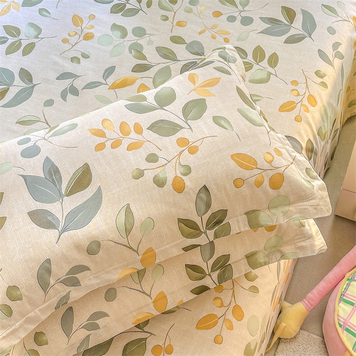 91家纺网 家纺一手货源 找家纺 帛织澜家纺 2026新款A类新疆全棉纯棉12868单品印花四件套（预留缩水，提供质检报告） 飘林