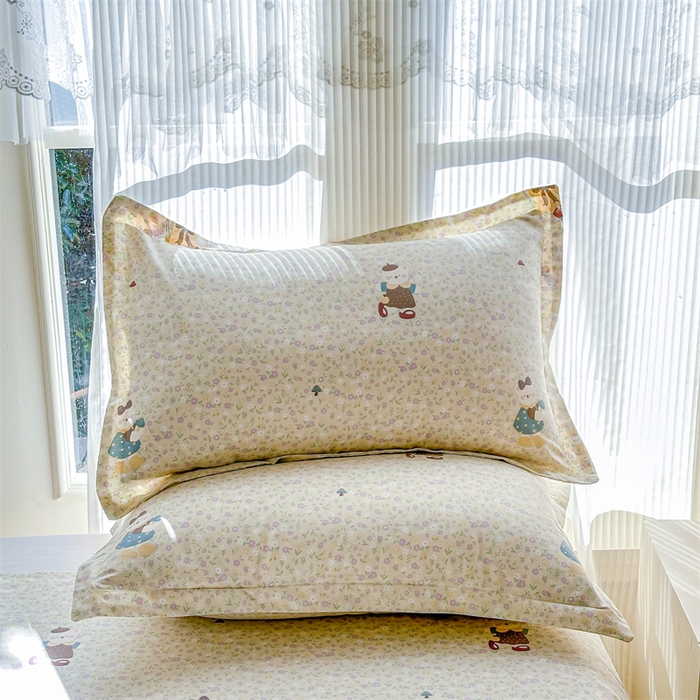 91家纺网 家纺一手货源 找家纺 帛织澜家纺 2026新款A类新疆全棉纯棉12868单品印花四件套（预留缩水，提供质检报告） 碎花学院