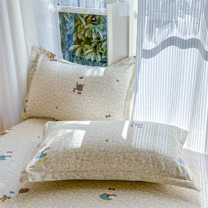 91家纺网 家纺一手货源 找家纺 帛织澜家纺 2026新款A类新疆全棉纯棉12868单品印花四件套（预留缩水，提供质检报告） 碎花学院