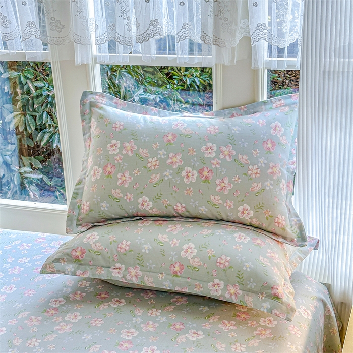 91家纺网 家纺一手货源 找家纺 帛织澜家纺 2026新款A类新疆全棉纯棉12868单品印花四件套（预留缩水，提供质检报告） 恋恋花开