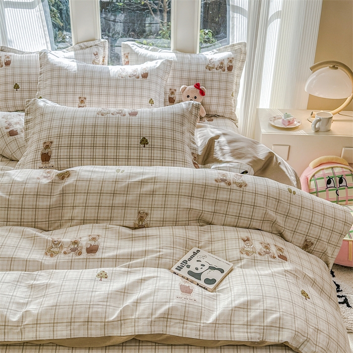 91家纺网 家纺一手货源 找家纺 帛织澜家纺 2026新款A类新疆全棉纯棉12868单品印花四件套（预留缩水，提供质检报告） 欢乐伙伴