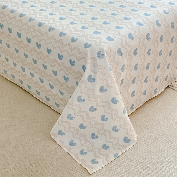 91家纺网 家纺一手货源 找家纺 帛织澜家纺 2026新款A类新疆全棉纯棉12868单品印花四件套（预留缩水，提供质检报告） 心动旋律