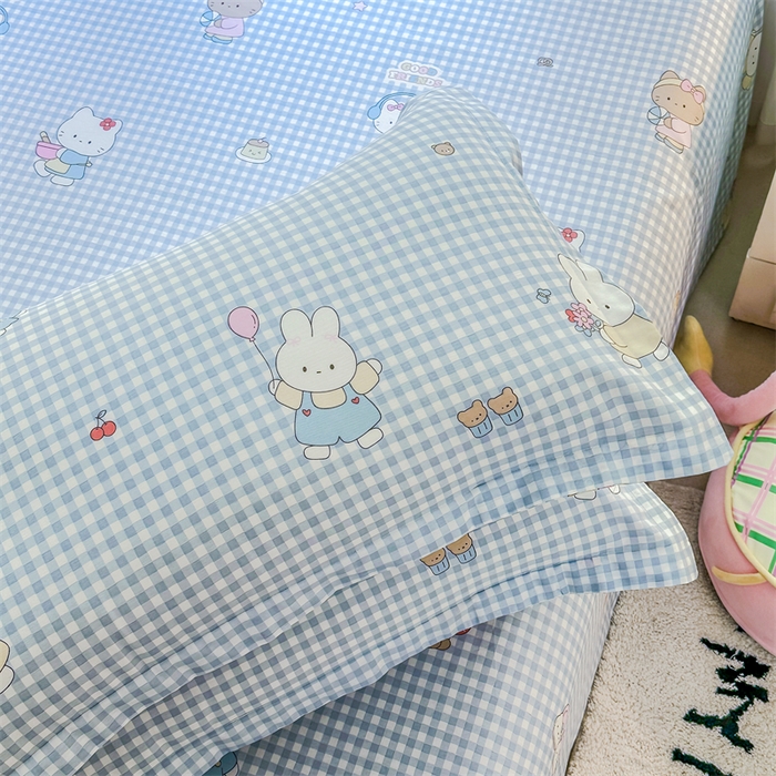 91家纺网 家纺一手货源 找家纺 帛织澜家纺 2026新款A类新疆全棉纯棉12868单品印花四件套（预留缩水，提供质检报告） 萌友聚会