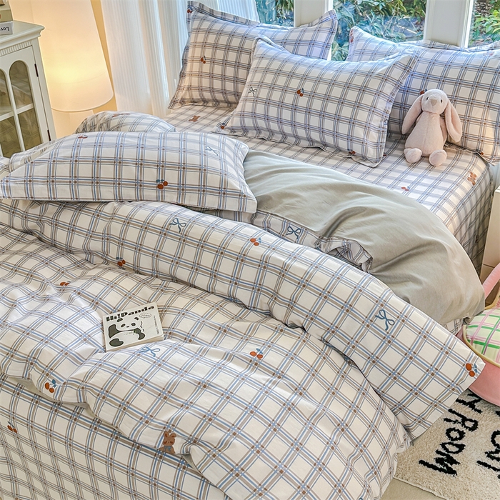 91家纺网 家纺一手货源 找家纺 帛织澜家纺 2026新款A类新疆全棉纯棉12868单品印花四件套（预留缩水，提供质检报告） 卡诺奇