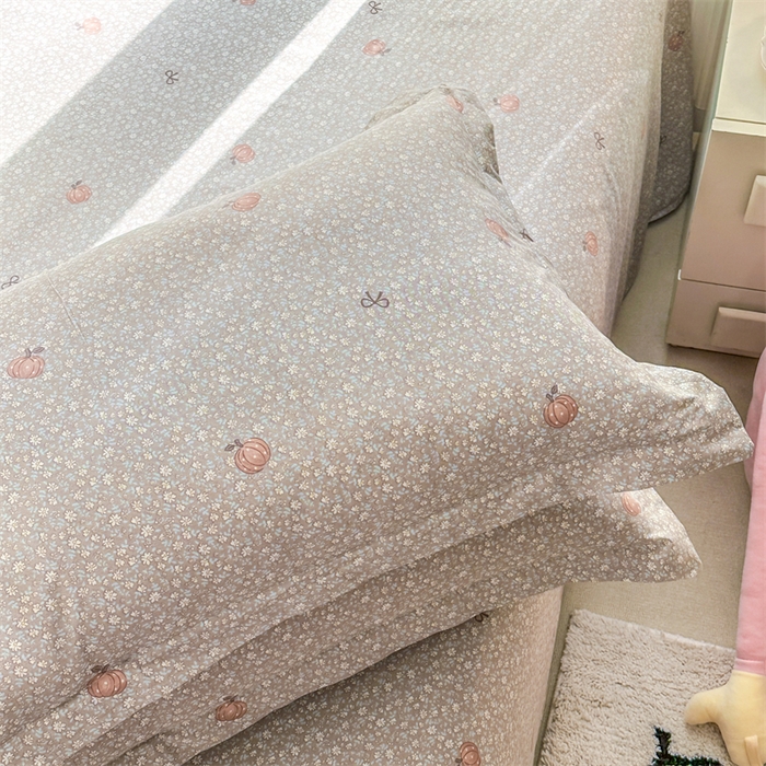 91家纺网 家纺一手货源 找家纺 帛织澜家纺 2026新款A类新疆全棉纯棉12868单品印花四件套（预留缩水，提供质检报告） 碎花拾影