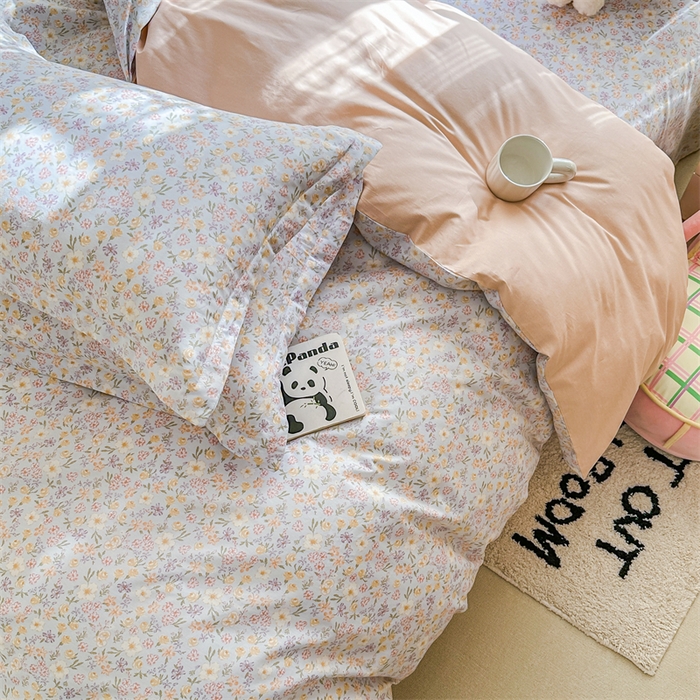 91家纺网 家纺一手货源 找家纺 帛织澜家纺 2026新款A类新疆全棉纯棉12868单品印花四件套（预留缩水，提供质检报告） 樱芝