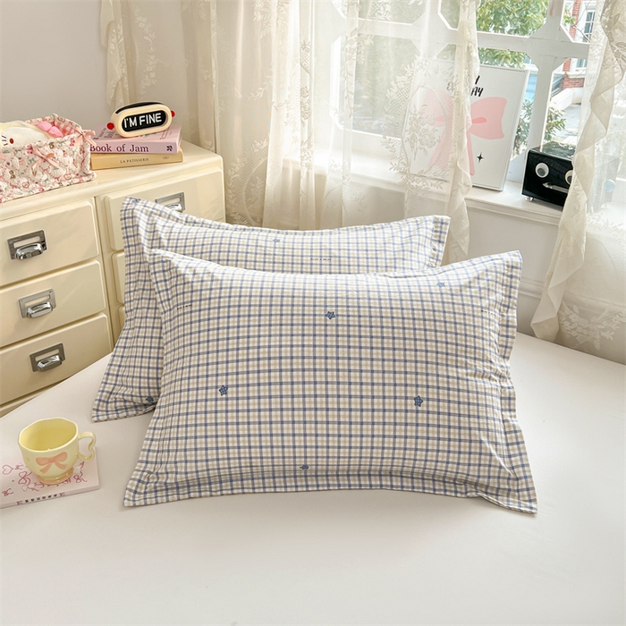 91家纺网 家纺一手货源 找家纺 （总）梦舒羽 2026新款A类云朵棉单层枕套宿舍单人单只一只装枕芯内胆套-单层压线