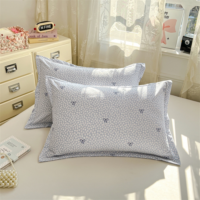 梦舒羽 2026新款A类云朵棉单层枕套宿舍单人单只一只装枕芯内胆套-单层压线 花屿轻梦（单层压线）