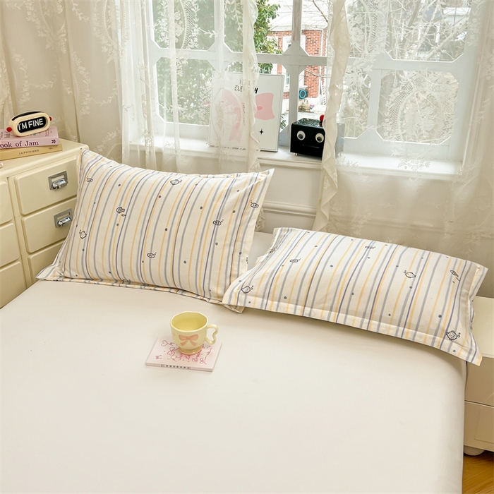 91家纺网 家纺一手货源 找家纺 梦舒羽 2026新款A类云朵棉单层枕套宿舍单人单只一只装枕芯内胆套-单层压线 深海乐园（单层压线）