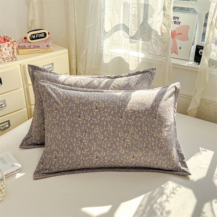 梦舒羽 2026新款A类云朵棉单层枕套宿舍单人单只一只装枕芯内胆套-单层压线 秘密花园（单层压线）