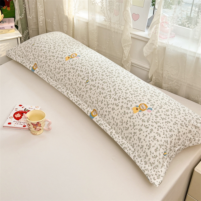 91家纺网 家纺一手货源 找家纺 （总）梦舒羽 2026新款A类云朵棉单层枕套1.8米情侣双人加长枕芯内胆套-单层压线