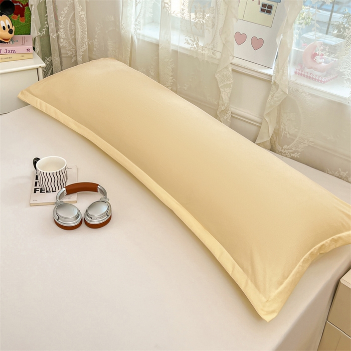 91家纺网 家纺一手货源 找家纺 （总）梦舒羽 2026新款A类云朵棉单层枕套1.8米情侣双人加长枕芯内胆套-单层压线