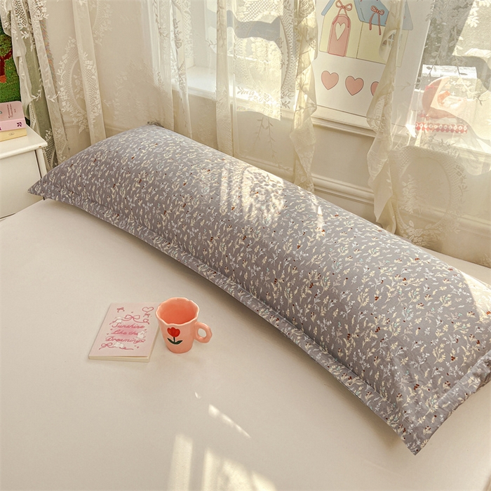 91家纺网 家纺一手货源 找家纺 （总）梦舒羽 2026新款A类云朵棉单层枕套1.8米情侣双人加长枕芯内胆套-单层压线
