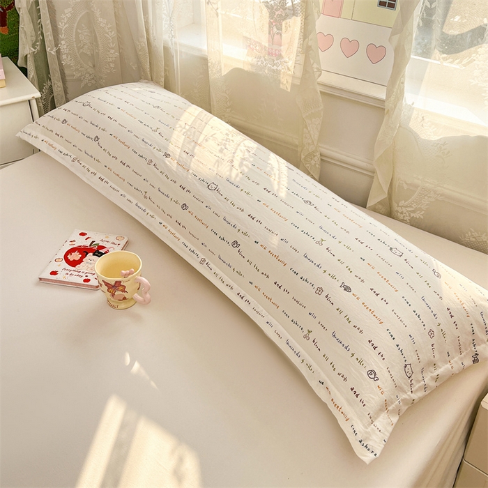 91家纺网 家纺一手货源 找家纺 （总）梦舒羽 2026新款A类云朵棉单层枕套1.8米情侣双人加长枕芯内胆套-单层压线