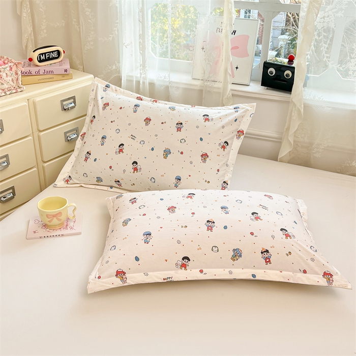 91家纺网 家纺一手货源 找家纺 （总）圣比熊 2026新款A类云朵棉单层枕套宿舍单人单只一只装枕芯内胆套-单层压线