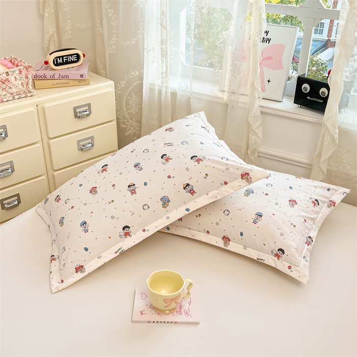 91家纺网 家纺一手货源 找家纺 （总）圣比熊 2026新款A类云朵棉单层枕套宿舍单人单只一只装枕芯内胆套-单层压线