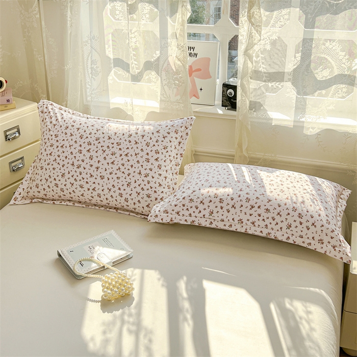 91家纺网 家纺一手货源 找家纺 圣比熊 2026新款A类云朵棉单层枕套宿舍单人单只一只装枕芯内胆套-单层压线 巴黎之恋（单层压线）