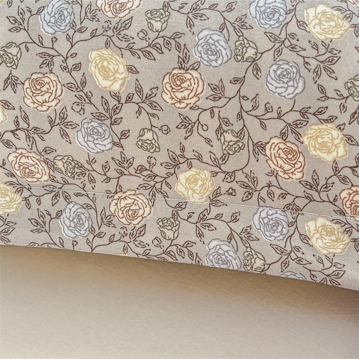 91家纺网 家纺一手货源 找家纺 圣比熊 2026新款A类云朵棉单层枕套宿舍单人单只一只装枕芯内胆套-单层压线 海棠花开（单层压线）