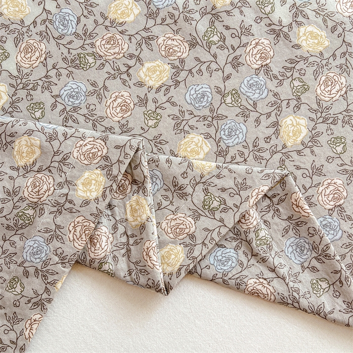 91家纺网 家纺一手货源 找家纺 圣比熊 2026新款A类云朵棉单层枕套宿舍单人单只一只装枕芯内胆套-单层压线 海棠花开（单层压线）