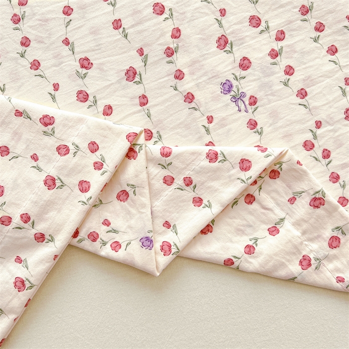 91家纺网 家纺一手货源 找家纺 圣比熊 2026新款A类云朵棉单层枕套宿舍单人单只一只装枕芯内胆套-单层压线 花漾甜心（单层压线）