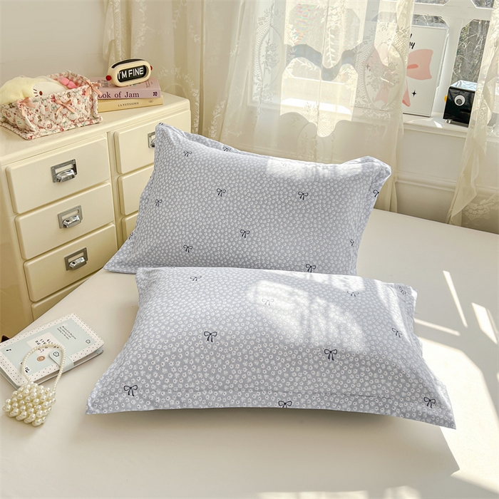 91家纺网 家纺一手货源 找家纺 圣比熊 2026新款A类云朵棉单层枕套宿舍单人单只一只装枕芯内胆套-单层压线 花屿轻梦（单层压线）