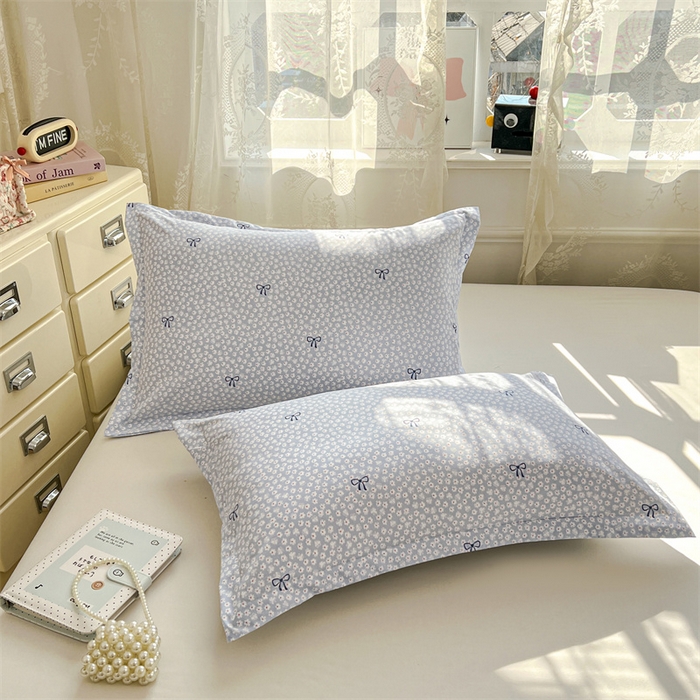 91家纺网 家纺一手货源 找家纺 圣比熊 2026新款A类云朵棉单层枕套宿舍单人单只一只装枕芯内胆套-单层压线 花屿轻梦（单层压线）