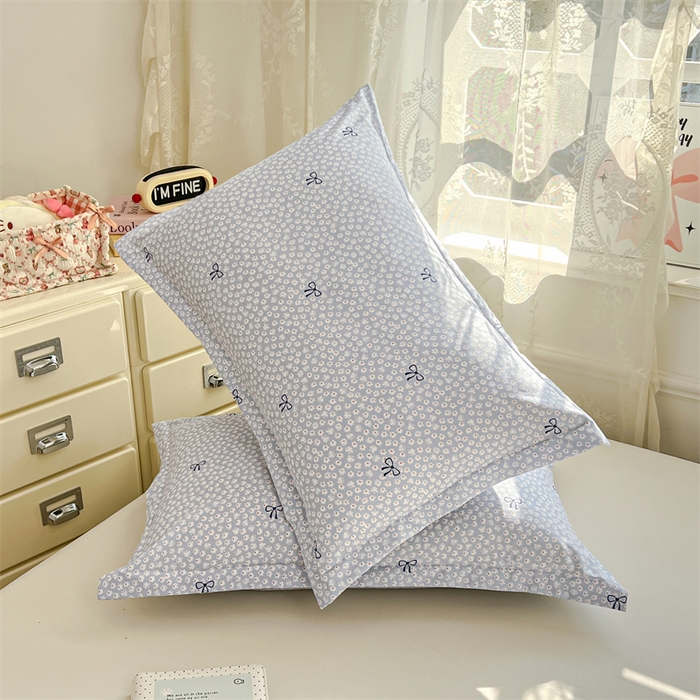 91家纺网 家纺一手货源 找家纺 圣比熊 2026新款A类云朵棉单层枕套宿舍单人单只一只装枕芯内胆套-单层压线 花屿轻梦（单层压线）