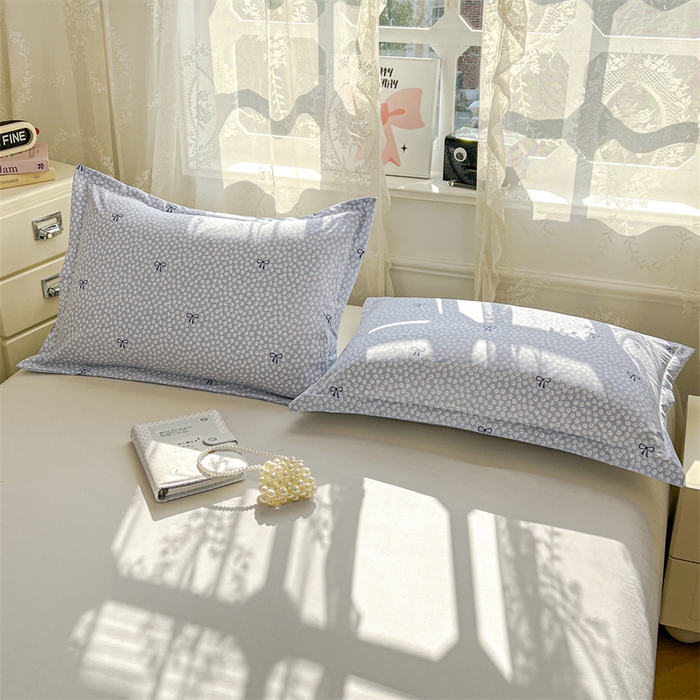 91家纺网 家纺一手货源 找家纺 圣比熊 2026新款A类云朵棉单层枕套宿舍单人单只一只装枕芯内胆套-单层压线 花屿轻梦（单层压线）