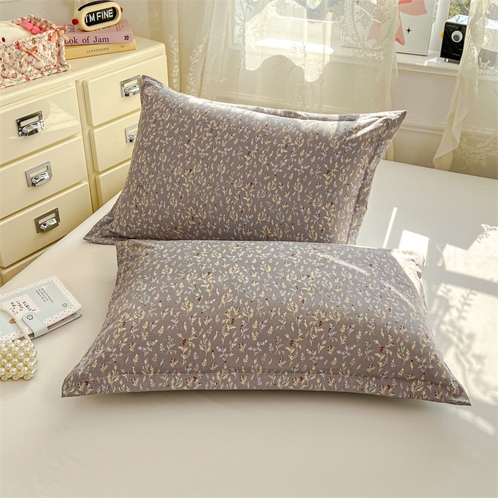 91家纺网 家纺一手货源 找家纺 圣比熊 2026新款A类云朵棉单层枕套宿舍单人单只一只装枕芯内胆套-单层压线 秘密花园（单层压线）