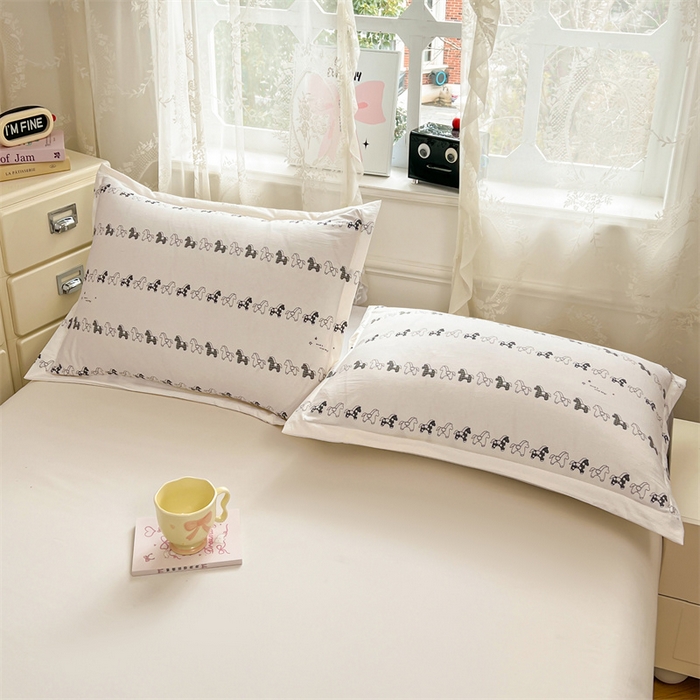 91家纺网 家纺一手货源 找家纺 圣比熊 2026新款A类云朵棉单层枕套宿舍单人单只一只装枕芯内胆套-单层压线 小木马（单层压线）