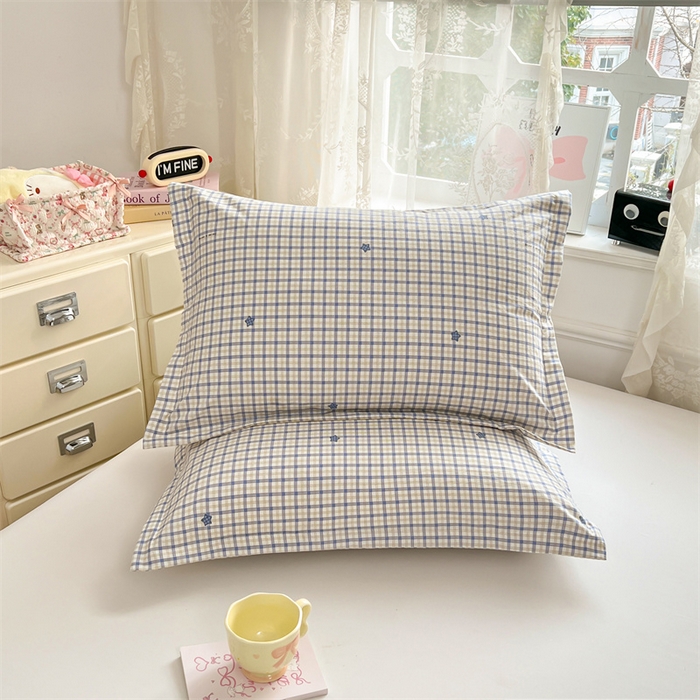 91家纺网 家纺一手货源 找家纺 圣比熊 2026新款A类云朵棉单层枕套宿舍单人单只一只装枕芯内胆套-单层压线 幸运星（单层压线）