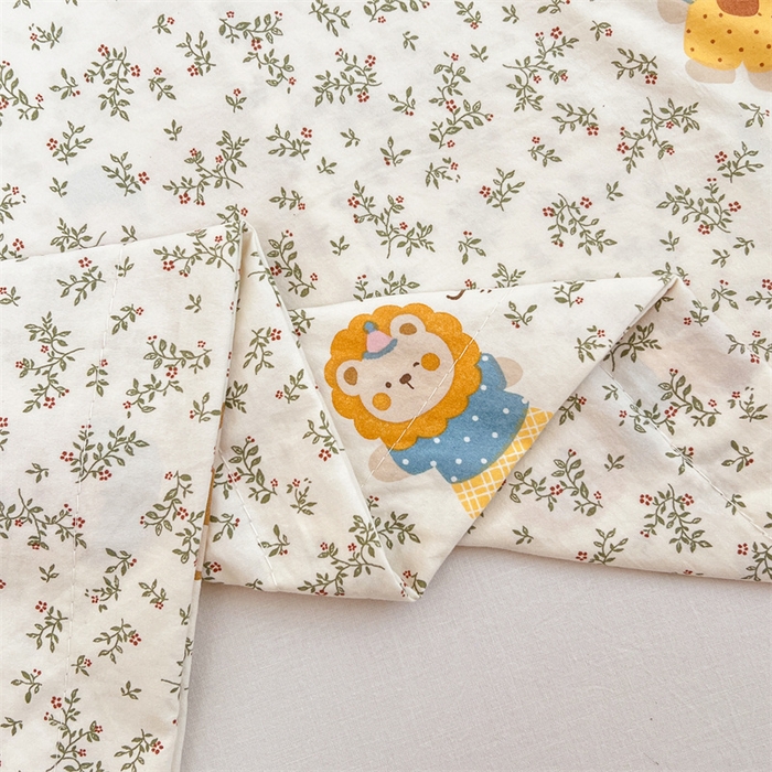 91家纺网 家纺一手货源 找家纺 圣比熊 2026新款A类云朵棉单层枕套宿舍单人单只一只装枕芯内胆套-单层压线 阳光狮（单层压线）