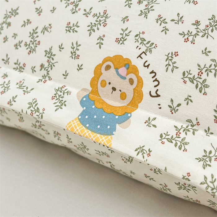 91家纺网 家纺一手货源 找家纺 圣比熊 2026新款A类云朵棉单层枕套宿舍单人单只一只装枕芯内胆套-单层压线 阳光狮（单层压线）