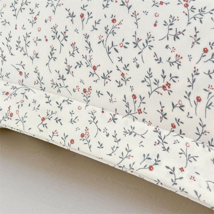 91家纺网 家纺一手货源 找家纺 圣比熊 2026新款A类云朵棉单层枕套宿舍单人单只一只装枕芯内胆套-单层压线 樱桃花语（单层压线）