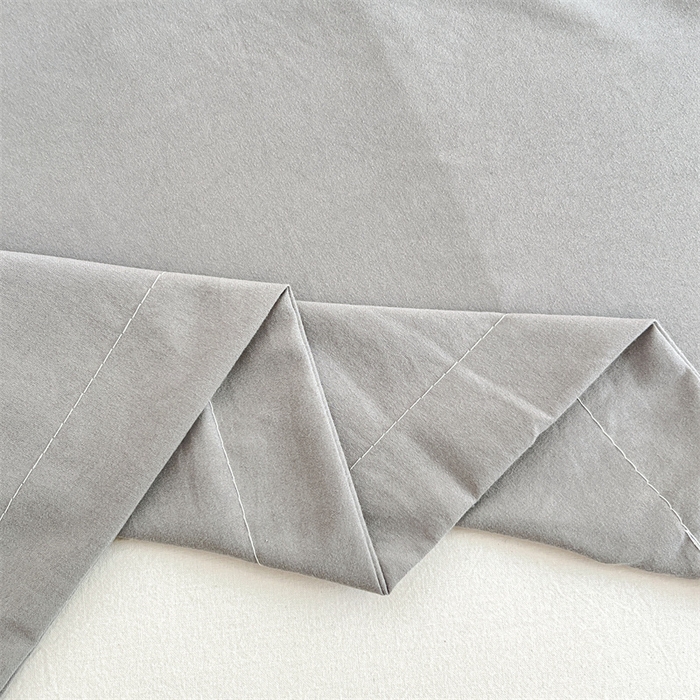 91家纺网 家纺一手货源 找家纺 圣比熊 2026新款A类云朵棉单层枕套宿舍单人单只一只装枕芯内胆套-单层压线 云墨灰（单层压线）