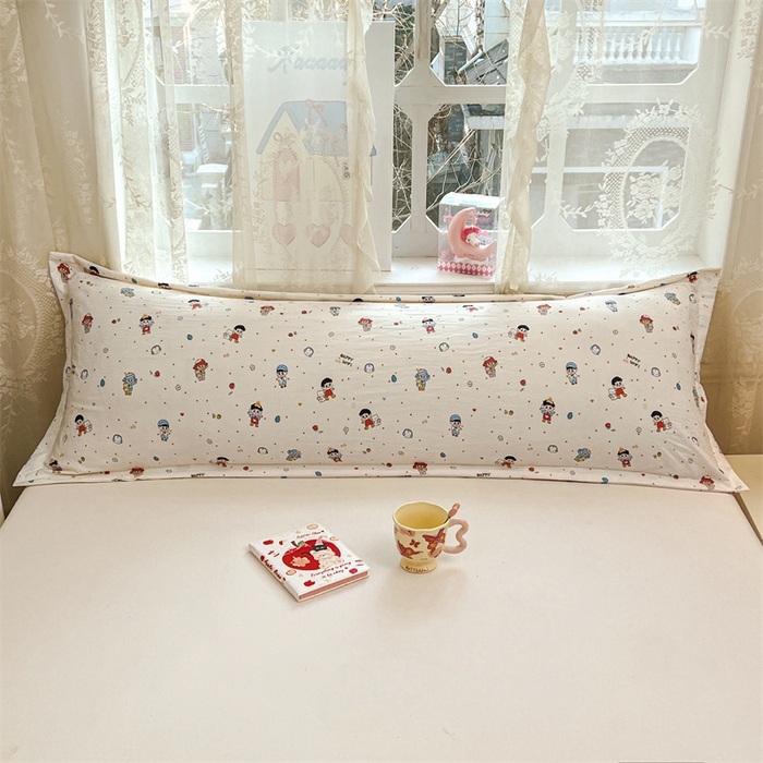 91家纺网 家纺一手货源 找家纺 （总）圣比熊 2026新款A类云朵棉单层枕套1.8米情侣双人加长枕芯内胆套-单层压线