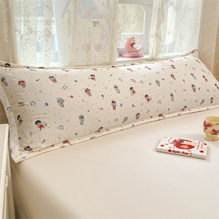 91家纺网 家纺一手货源 找家纺 （总）圣比熊 2026新款A类云朵棉单层枕套1.8米情侣双人加长枕芯内胆套-单层压线