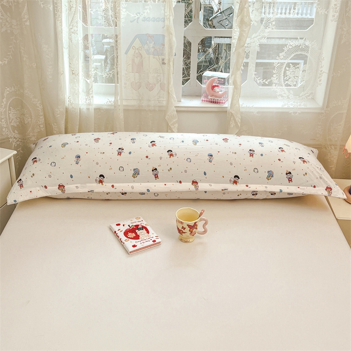 91家纺网 家纺一手货源 找家纺 （总）圣比熊 2026新款A类云朵棉单层枕套1.8米情侣双人加长枕芯内胆套-单层压线