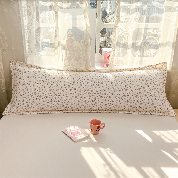 91家纺网 家纺一手货源 找家纺 圣比熊 2026新款A类云朵棉单层枕套1.8米情侣双人加长枕芯内胆套-单层压线 巴黎之恋（单层压线）